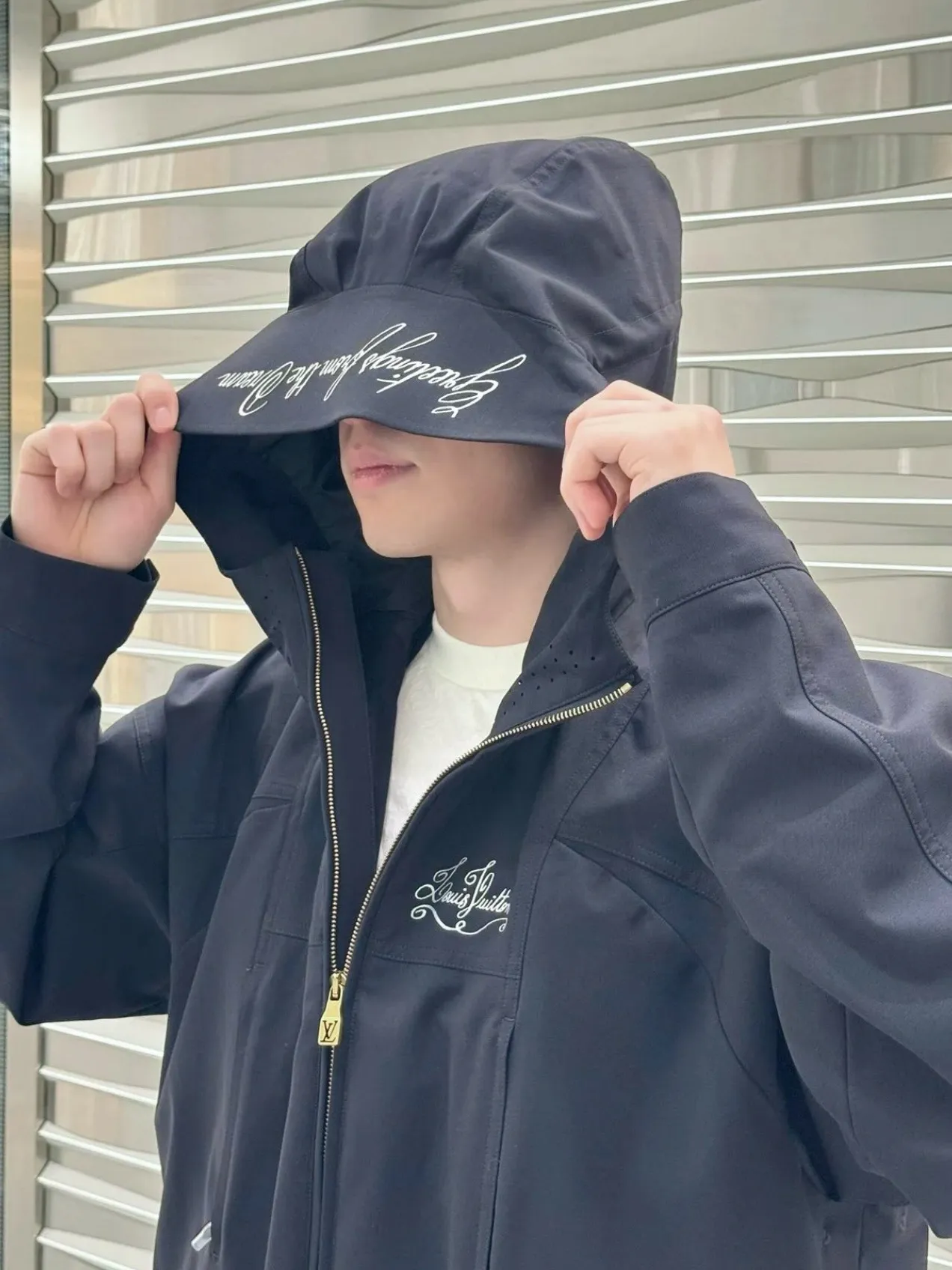 Louis Vuitton 24Fw Maritime Windbreaker Hooded Parka